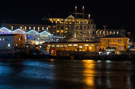 Cape Town, Republic of South Africa - April 10: Victoria Wharf in Cape Town on April 10, 2018 in Cape Town, Republic of South Africa.のeditorial素材