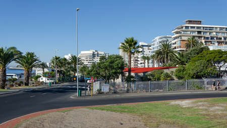 Cape Town, Republic of South Africa - April 11: City landscape on April 11, 2018 in Cape Town, Republic of South Africa.のeditorial素材