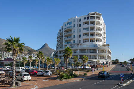 Cape Town, Republic of South Africa - April 11: Cityscape of Cape Town on April 11, 2018 in Cape Town, Republic of South Africa.のeditorial素材