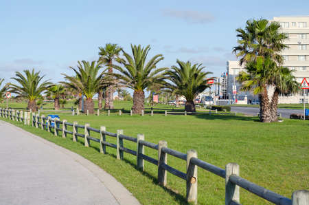 Port Elizabet, South Africa - September 12: City landscape of the Port Elizabet on September 12, 2015 in Port Elizabet, South Africa.のeditorial素材