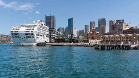 Sydney, Australia - January 9: Cityscape of Sydney on January 9, 2019 in Sydney, Australia.のeditorial素材