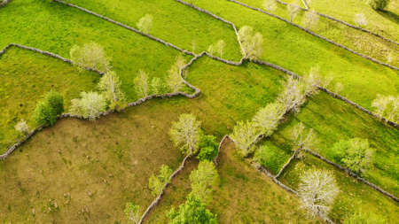 In the mountains of Espinosa de los Monteros (Spain) lies the wonderful world of the Pasiegos, a people of immemorial origin who have lived off their livestock and their meadows.の写真素材
