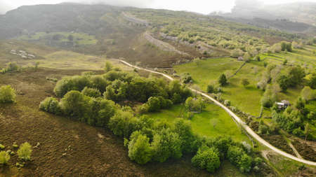 In the mountains of Espinosa de los Monteros (Spain) lies the wonderful world of the Pasiegos, a people of immemorial origin who have lived off their livestock and their meadows.の写真素材