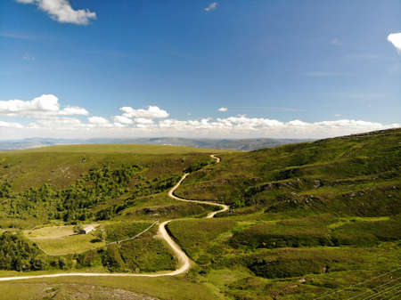 The train passes through Espinosa de los Monteros twice on its passenger service, once in the direction of Bilbao and once in the direction of LeÃ³n.の写真素材