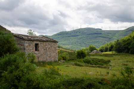 In the north of Spain, in Espinosa de los Monteros, is the village of Pasiego, a mythical village with a very interesting ethnography.のeditorial素材