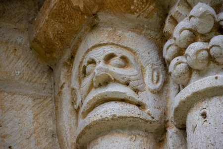 In the North of Burgos, next to Espinosa de los Monteros, is the Valle de Mena, with very good examples of Romanesque architecture such as San Lorenzo de Vallejo and Santa Maria de Siones.の写真素材