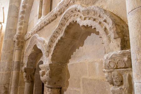 In the North of Burgos, next to Espinosa de los Monteros, is the Valle de Mena, with very good examples of Romanesque architecture such as San Lorenzo de Vallejo and Santa Maria de Siones.の写真素材