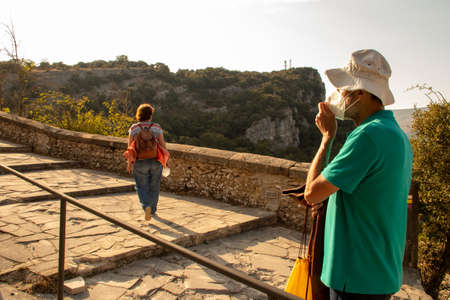 The hermitage of San Bernabe is one of the icons of the Merindades, together with the village of Espinosa de los Monteros, and the Burgos pasiegueria.の写真素材