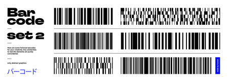 Barcode, Badge, And 13 Code Abstract Art For EAN