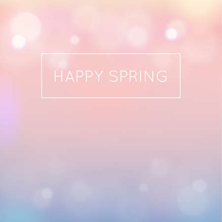 Spring theme background blurred highlightsのイラスト素材