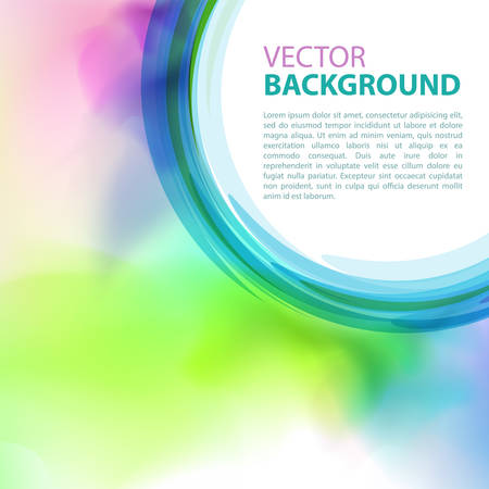 Vector background with watercolor effect.Bright summer background for business presentations.のイラスト素材