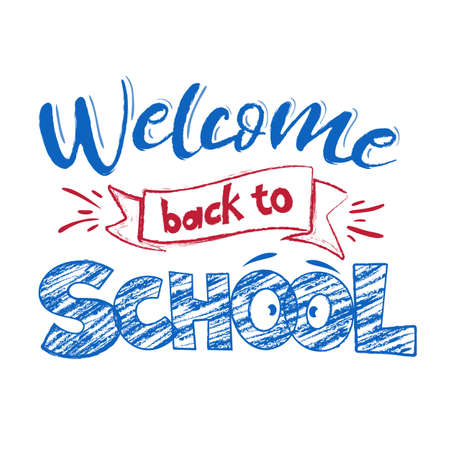 Back to school greeting, First day of school sale. Vectorのイラスト素材