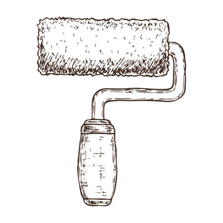 Paint rollerのイラスト素材