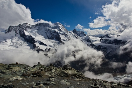 Gornergrat Bahn, Zermatt, Switzerlandの写真素材