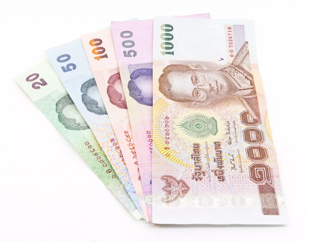 Thai currency banknote 