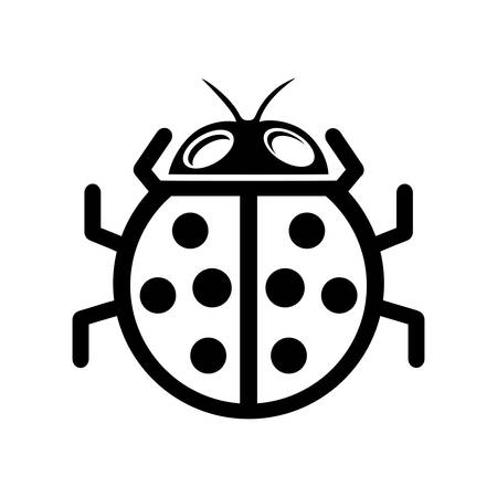 ladybug iconのイラスト素材
