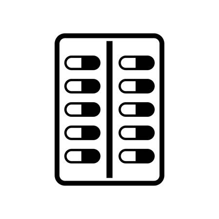 medical capsules iconのイラスト素材