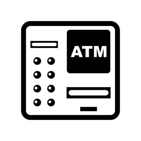 ATM machine  iconのイラスト素材