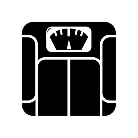 weight scale  iconのイラスト素材