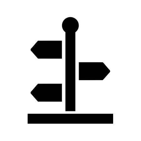 signpost iconのイラスト素材