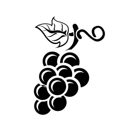 grapes iconのイラスト素材