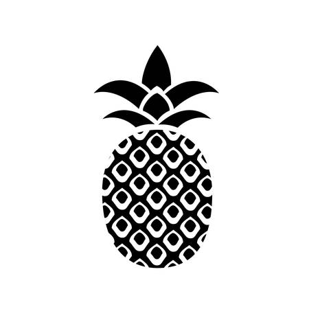 pineapple iconのイラスト素材