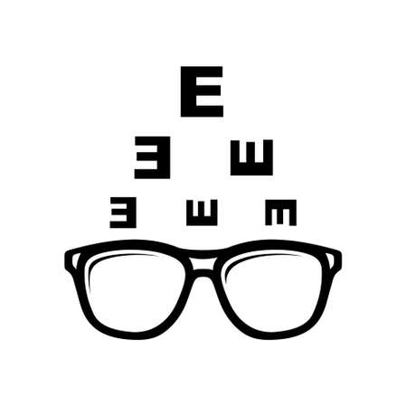 Optometry iconのイラスト素材