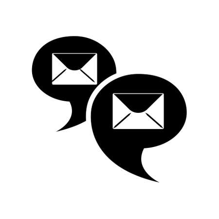 message bubble   iconのイラスト素材