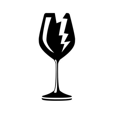 Broken symbol, vector iconのイラスト素材