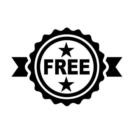 free label badgeのイラスト素材