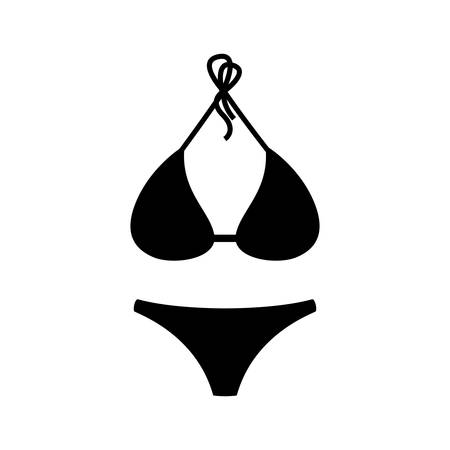 swim suit iconのイラスト素材