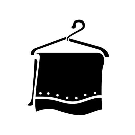 towel hanger iconのイラスト素材
