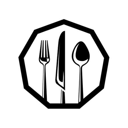 cutlery iconのイラスト素材
