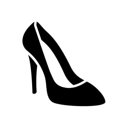 high heel shoes iconのイラスト素材