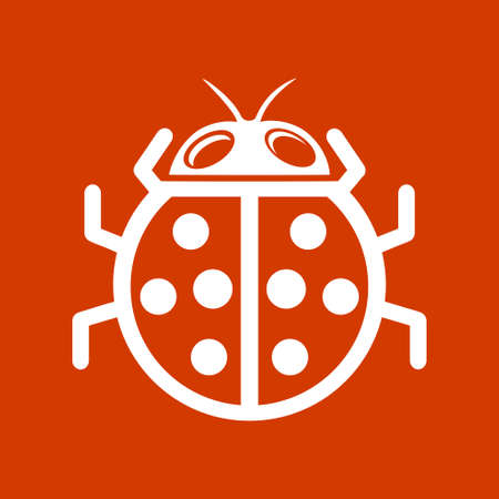ladybug iconのイラスト素材
