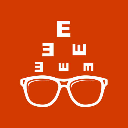 Optometry iconのイラスト素材