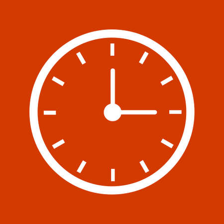 office clock  iconのイラスト素材