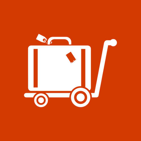 luggage storage iconのイラスト素材