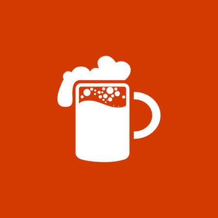 Glass of beer iconのイラスト素材