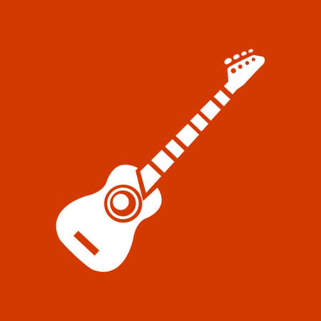 guitar iconのイラスト素材