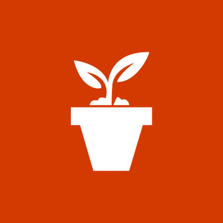 plant pot iconのイラスト素材