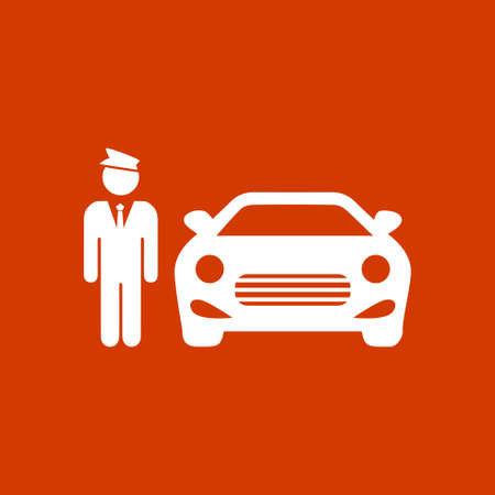hotel parking iconのイラスト素材