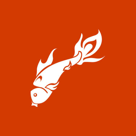 fish iconのイラスト素材