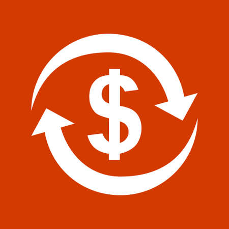 dollar exchange   iconのイラスト素材