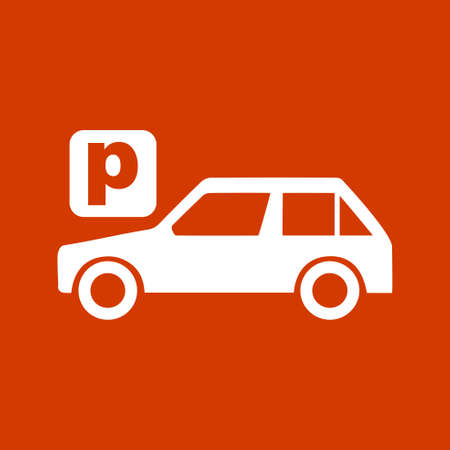 parking iconのイラスト素材