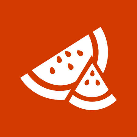 watermelon iconのイラスト素材