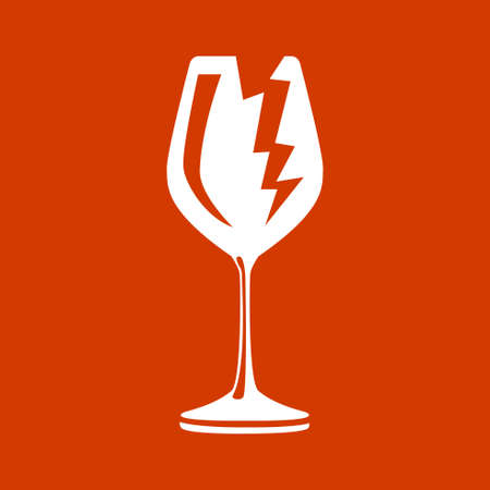 Broken symbol, vector iconのイラスト素材