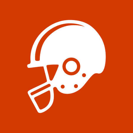 american football helmet icon.のイラスト素材