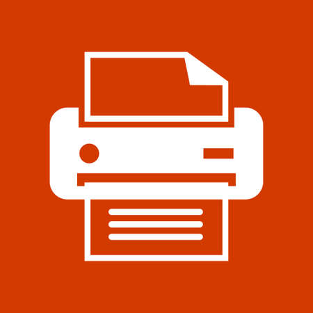 printer iconのイラスト素材