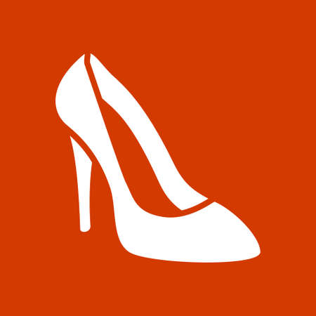 high heel shoes iconのイラスト素材